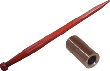 Conus 1 or Conus 2 Tine & Bush set. Bale Spike Muck Fork Grab Loader Tractor