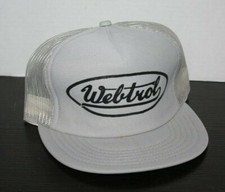 Vintage WEBTROL Trucker Mesh Grey Ball Cap Snapback Hat Made in USA Pumps Ad