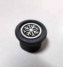 Trans-Air 113032 Thermostat Knob Snow Chrome TA113032