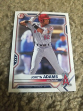 JORDYN ADAMS 2020 BOWMAN DRAFT CARD BD-32 LOS ANGELES ANGELS (PROSPECT BASE)