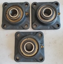 One 1 Link Belt FMC F316 Four Bolt Flange Bearing Unit 1 Inch Bore