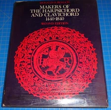 Makers of the Harpsichord and Clavichord, 1440-1840 by Donald H. Boalch
