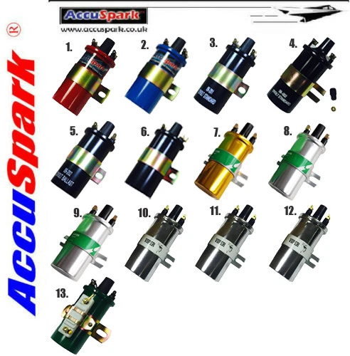 AccuSpark & Lucas Ignition & Sports Coils for Classic, Vintage and Hot-Rod Cars