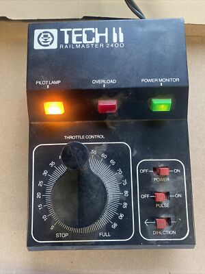 MRC Tech II Railmaster 2400 Throttle Controller Power Supply HO/N Scale (Tested)