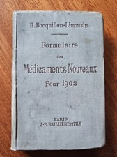 ANTICO LIBRO FORMULAIRE DES MÉDICAMENTS NOUVEAUX POUR 1903