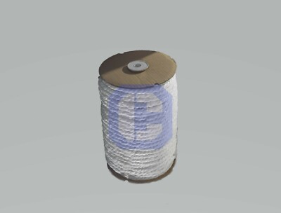 Ceramic Fiber Rope - 3/8 inch - (3 PLY TWISTED) - 2300°F -450 feet FULL ROLL