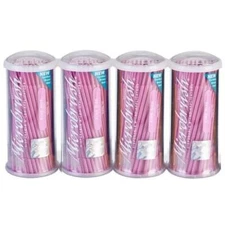 Microbrush MFP400 Tube Series Bendable Micro Applicators Fine Pink 400/Pk