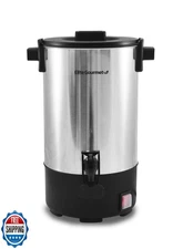 Elite Gourmet CCM-035 Maxi-Matic 30 Cup Stainless Steel Coffee Urn Removable 