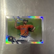 2021 Topps Chrome #RA-NR Nivaldo Rodriguez Rookie Refractor /499 Auto Astros