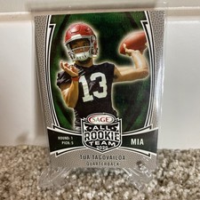 2020 Sage Tua Tagovailoa All Rookie Team, Card RT-2. rookie card picture