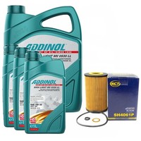 MotoröL Set 5W-30 Giga Light MV 0530 LL 8 Liter + ÖLfilter FüR Nissan Renault