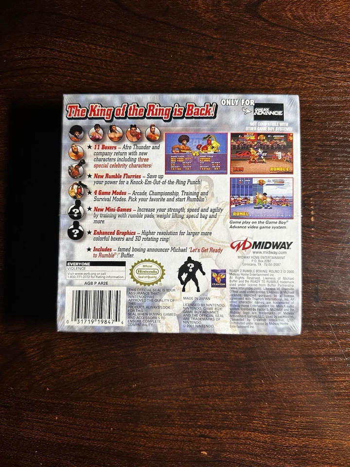 Ready 2 Rumble Boxing: Round 2 (Nintendo Game Boy Advance, 2001) - Image 2 of 4