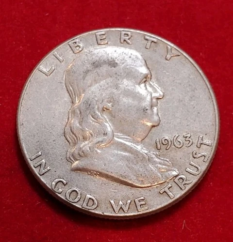 ☆1963 Franklin Silver Half-Dollar☆