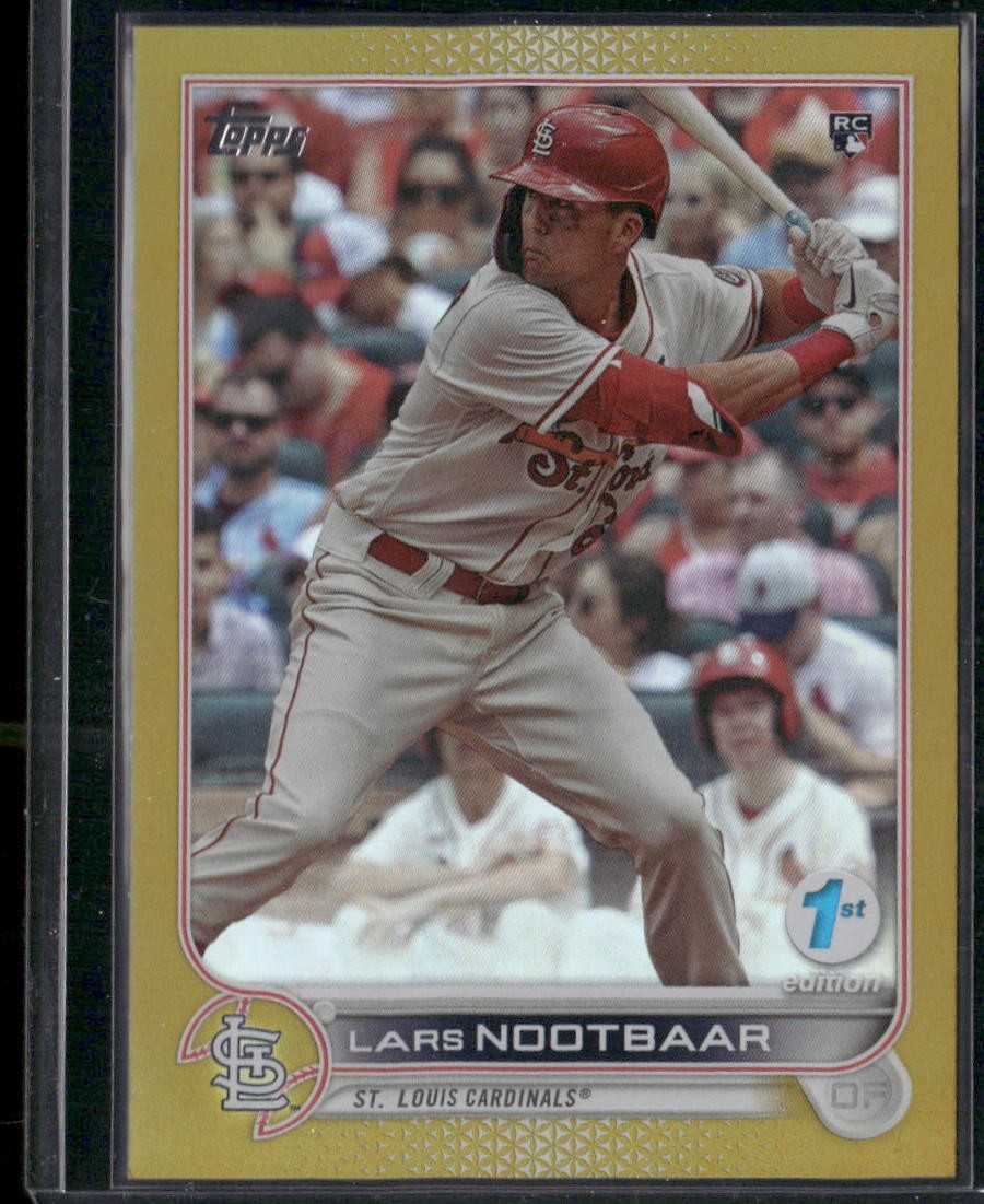 2022 Topps 1st Edition #58 Lars Nootbaar Gold Foil