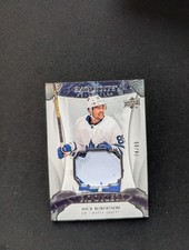 2020-21 UD Black Diamond Exquisite Rookies Patch Nick Robertson /99 TORONTO