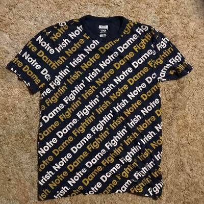 Unbranded Men's Black and Navy T-shirt