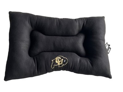 All Star Dogs Colorado Buffaloes Pet Bed Size One Size Black Cotton Lined NEW