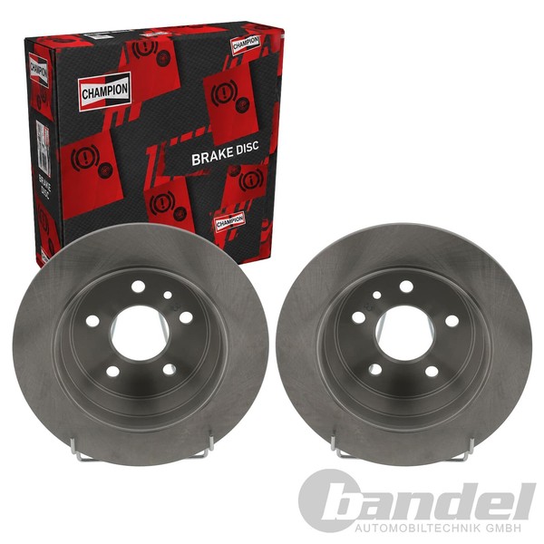 2X Champion Bremsscheiben 280Mm Voll Hinten Passend FüR MERCEDES-BENZ V-KLASSE-image