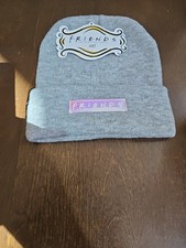 FRIENDS Beanie Hat Stocking Cap Gray Iridescent Friends TV Show New With Tags