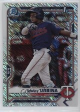 2021 Bowman Chrome Prospects Shimmer Refractor Misael Urbina #BCP-206 1ek2