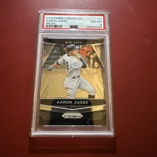 2018 Panini Chronicles Aaron Judge #1 PSA 8