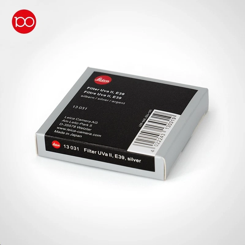 Original Leica UVa II  E39/39mm High-quality Filter  - Silver 13031 - Image 3 of 4