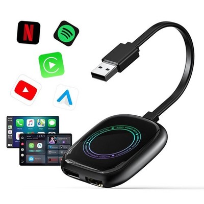 Wireless Carplay AI Box Apple Android Auto Adapter USB WIFI mit Netflix YouTube