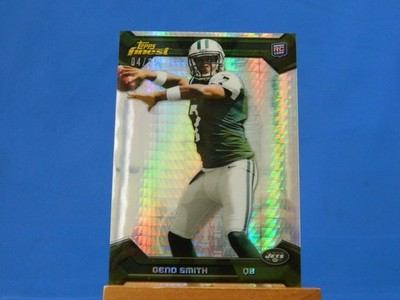Geno Smith Topps Finest 2013 RC Rookie #146 Prism Refractor /25