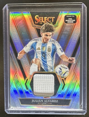 2025-26 Panini Select Road to FIFA World Cup Julian Alvarez Jersey #1 Argentina