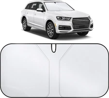 SINGARO 300T Universal Car Windshield Sun Shade, Foldable Reflective for Windshi