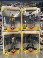 COMPLETE SET All Four Deluxe Reboot 10” Action Figures  Original  2001 plus 6ex