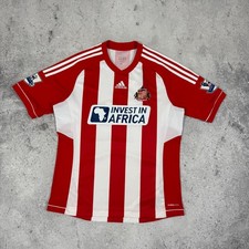 #7 Larsson Sunderland 2012-2013 Home Football Shirt Soccer Jersey Adidas Size L