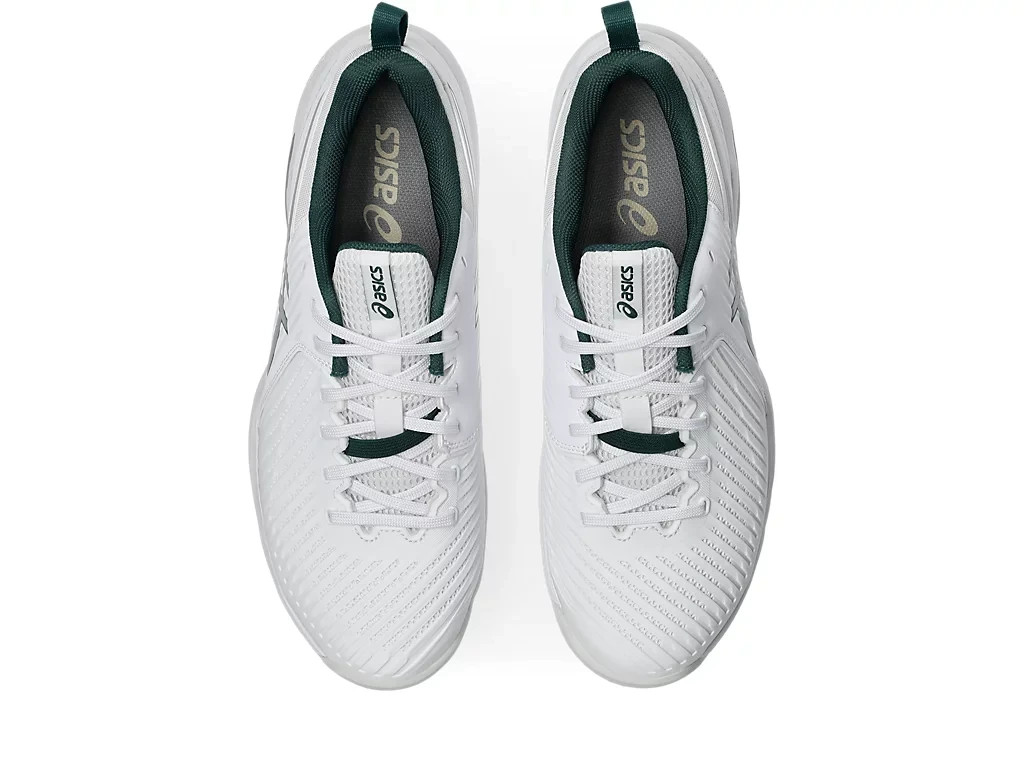 Asics Tennis Shoes PRESTIGE NEO OC WIDE White/Pure Silver 1043A029
