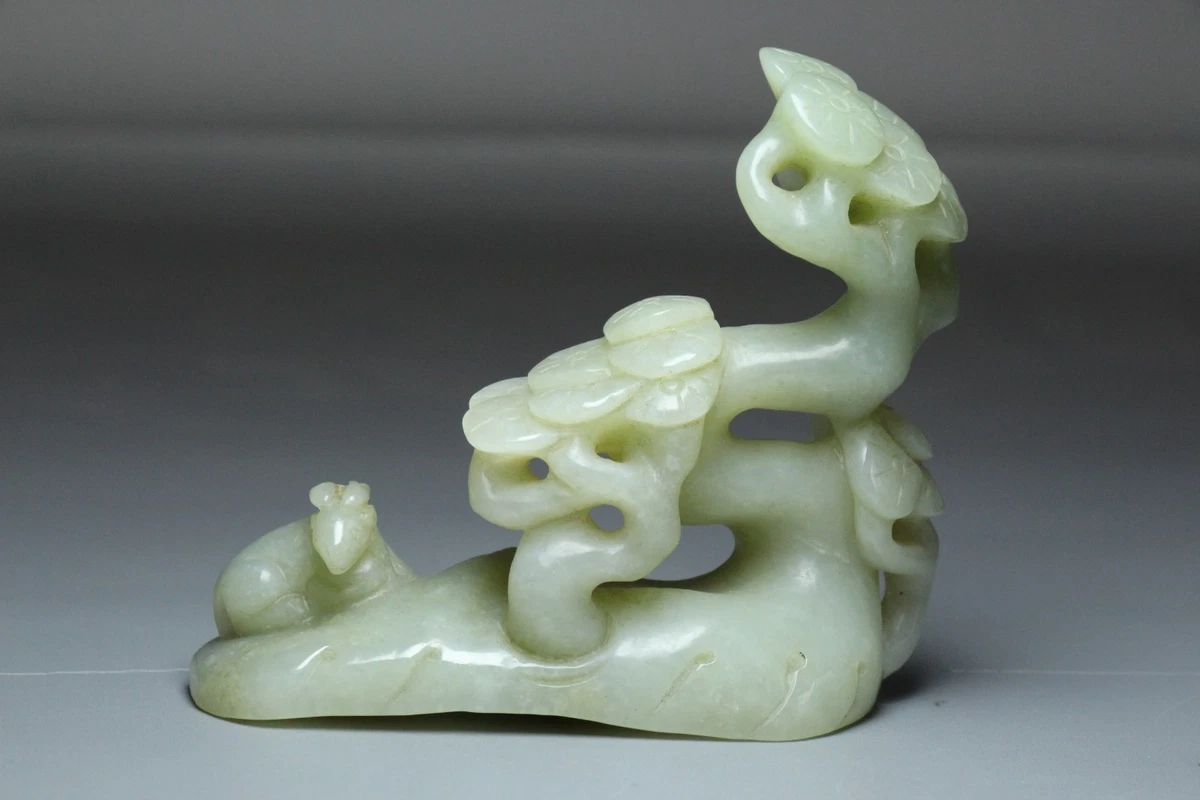 古董玉树在中国风雕像、雕像| eBay