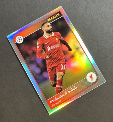 Mohamed Salah 2024-25 Topps Merlin #11 Base Refractor Liverpool