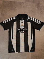 Newcastle United Trikot (Größe M, Adidas, Schwarz, Heim, 2007/2008)