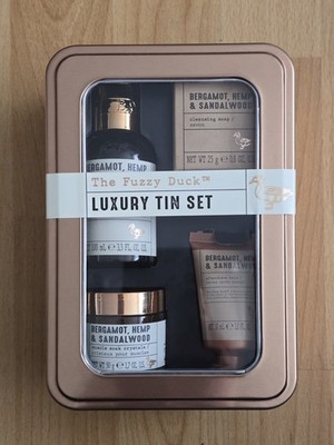 Baylis & Harding The Fuzzy Duck Luxury Tin Set Herren   Bergamot, Hemp neu