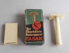 Alter Rasierer Fasan  Nassrasierer Rasierhobe...