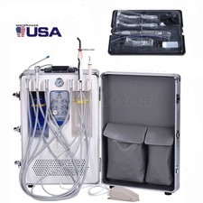 Unidad de entrega dental portatil m vil compresor de aire succi n /handpiece