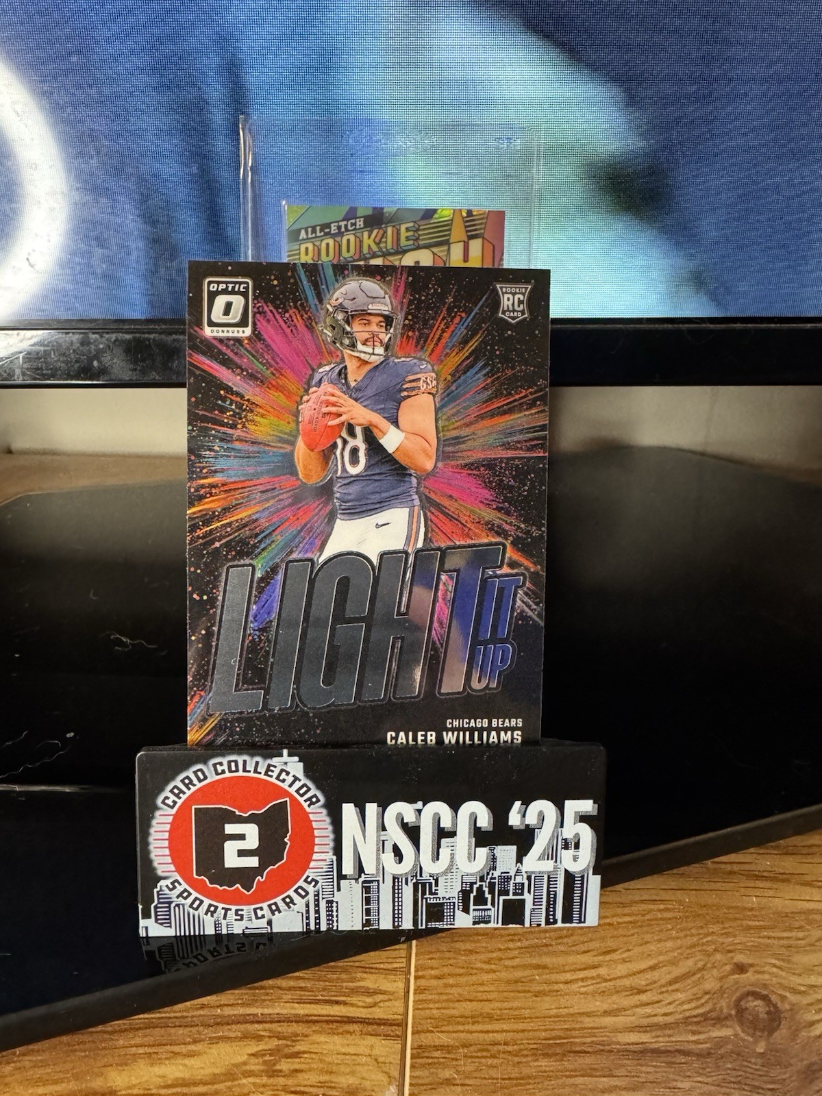 2024 Donruss Optic #1 Caleb Williams Light It Up Chicago Bears