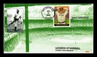 DR JIM STAMPS US COVER CHRISTY MATHEWSON LEGENDS OF BASEBALL FDC ALL OVER BGC