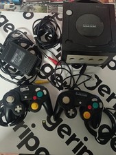 Nintendo GameCube console nera black con due Controller + cavi 