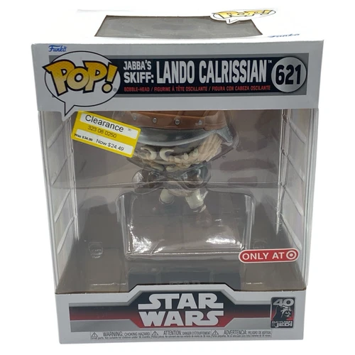 Funko Pop! Star Wars Jabba's Skiff: Lando Calrissian Bobble-Head #621 TARGET Exc