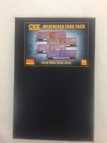 Csx 980 Micro-Trains Line CSX Weathered 4-Pack 993 05 980 *MINT* OOP | eBay