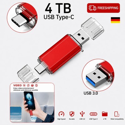  Teilen 4TB 8TB 16TB OTG USB 3.0 Type C Flash Drive Speicherstick für PC Handy