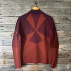 Smartwool Purple & Orange Wool Blend Full Zip Jacket with Pockets - Size L — photo 4