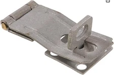 Hillman 4-1/2" Safety Hasp w/ Swivel Staple WeatherMaxx Galvanized 852511 1PC