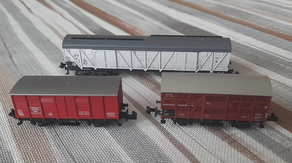 Minitrix - 3514/3525/3596 - 3 Güterwagen - Spur N