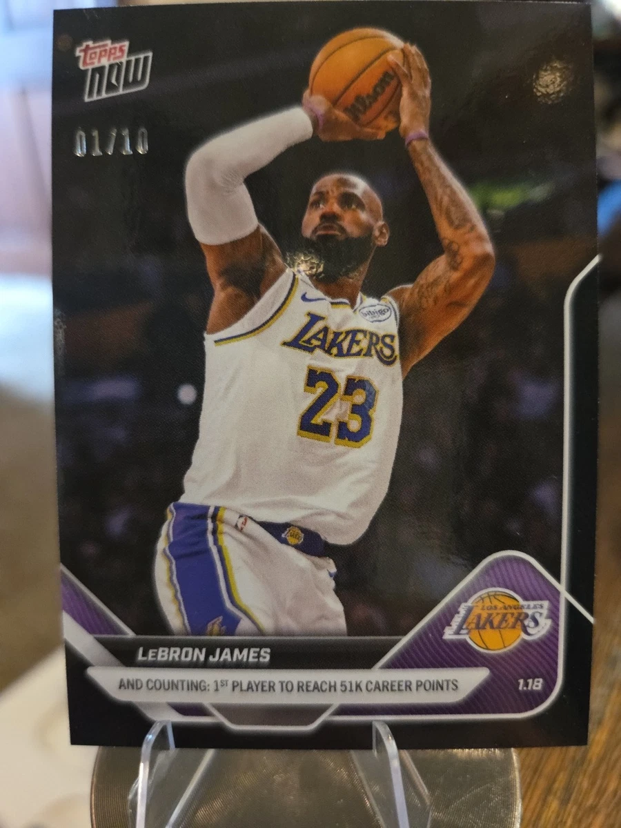 Topps LeBron James Basketball Serial Numbered Sports Trading Cards