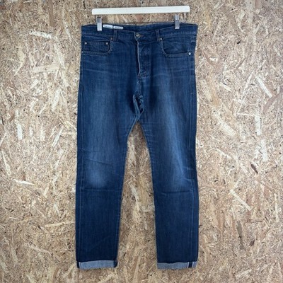 Paul Smith Selvedge Jeans Mens W33 L28 Medium Wash Blue Denim Made in Portugal